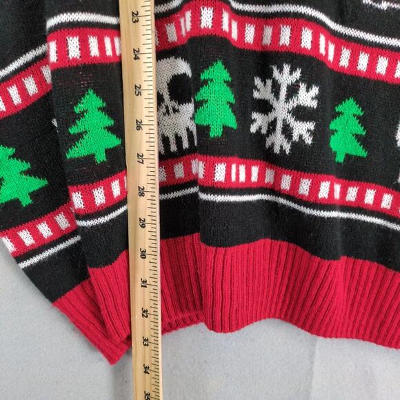 Nightmare Before Christmas Sweater Women's Plus Size 3XL Santa Jack Skellington - Picture 8 of 10